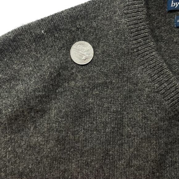 Polo Ralph Lauren Mens Large Pullover Wool Knit Sweater Gray Purple - Picture 4 of 7